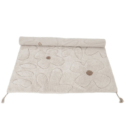 Kinderkamertapijt katoen 120x180 cm bloemenpatroon