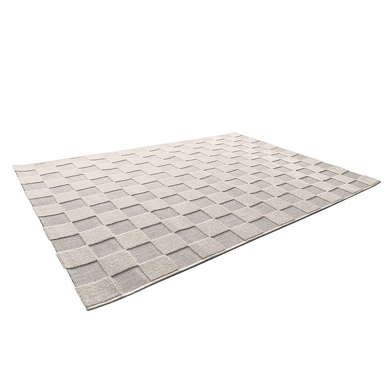 Vloerkleed 160x230 cm beige dambord