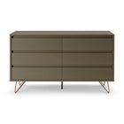 Ladekast 120x40x70 cm grijs MDF