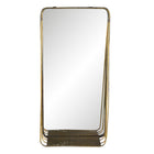 Mirror 29x59 cm Copper-Colored Metal Large Mirror