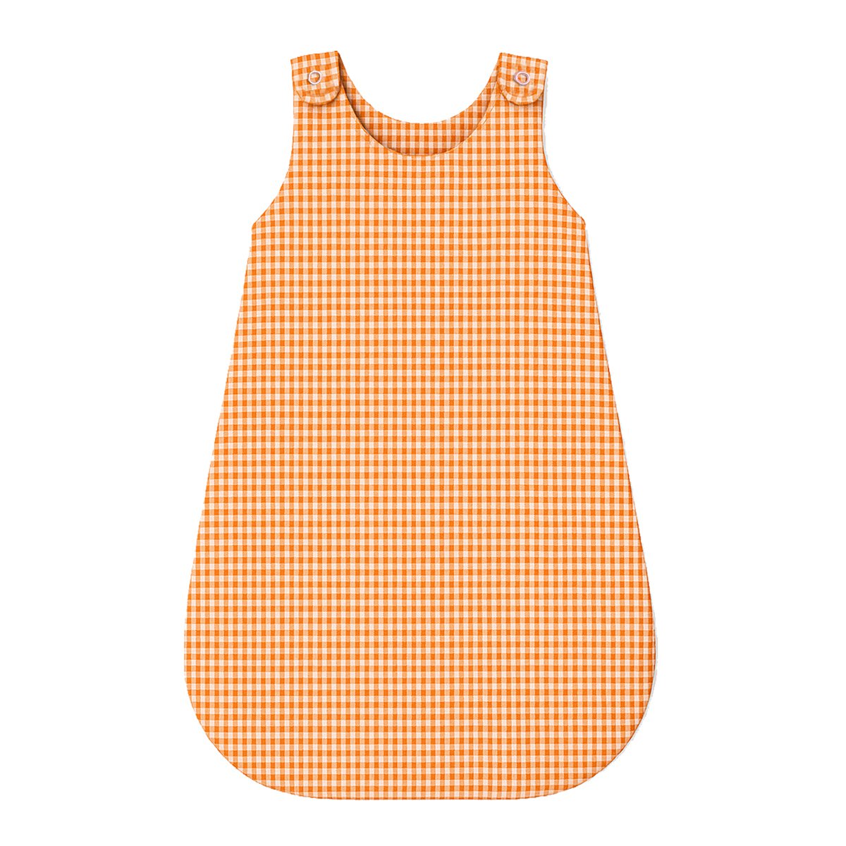 Summer sleeping bag in organic Vichy cotton
