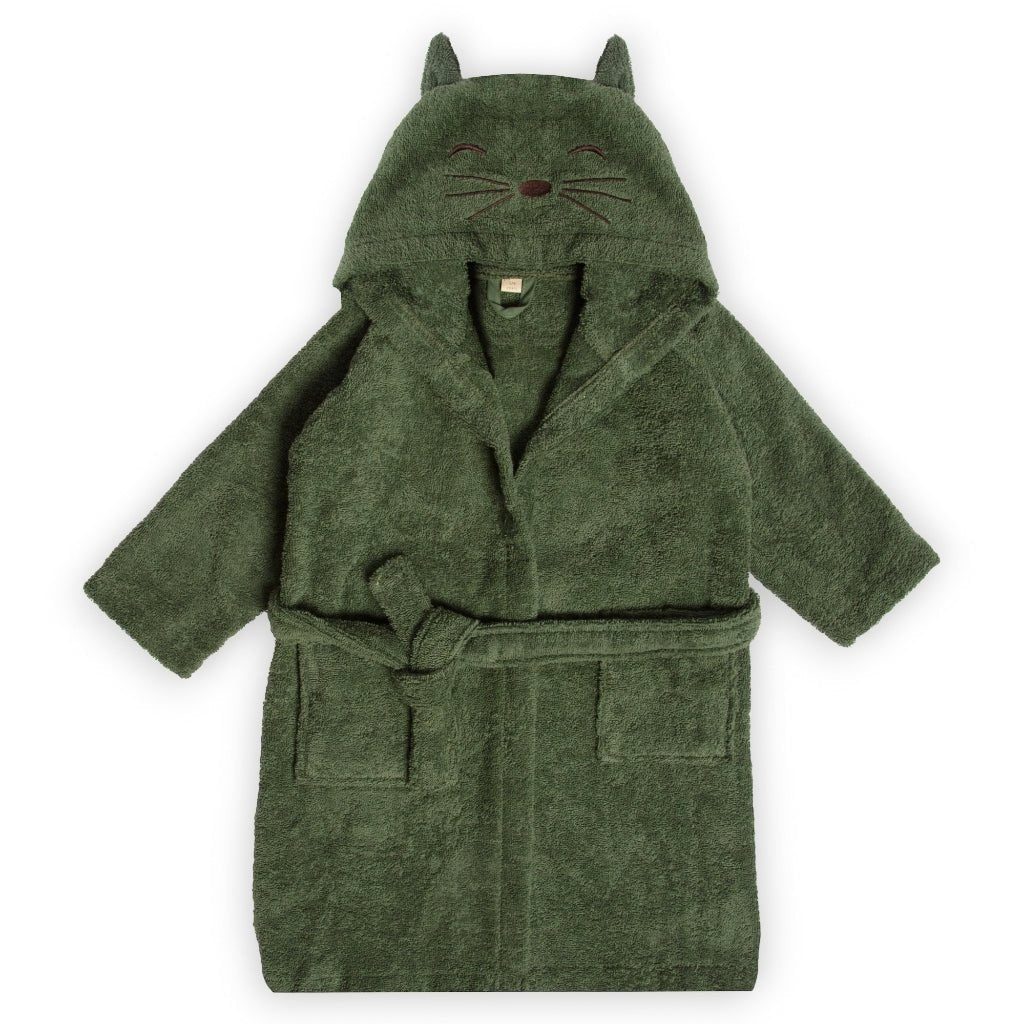 Achaia Terry Badjas Voor Kinderen Met Capuchon En Oortjes