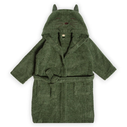 Achaia Terry Badjas Voor Kinderen Met Capuchon En Oortjes