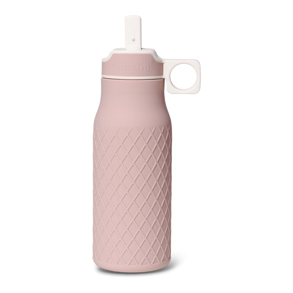 Isa drinkfles 400 ml siliconen woodrose