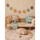 Velvet floral garland "Rainbow bouquet"