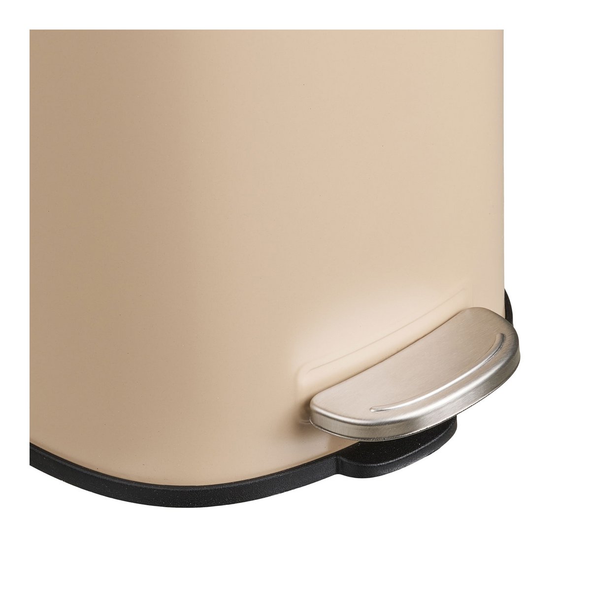 Pedaalemmer 3L metaal beige soft close