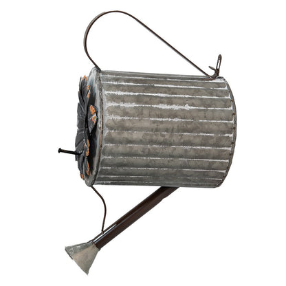 Vogelhuis Gieter 18x25x41 cm Grijs Metaal Vogelhuisje Hangd