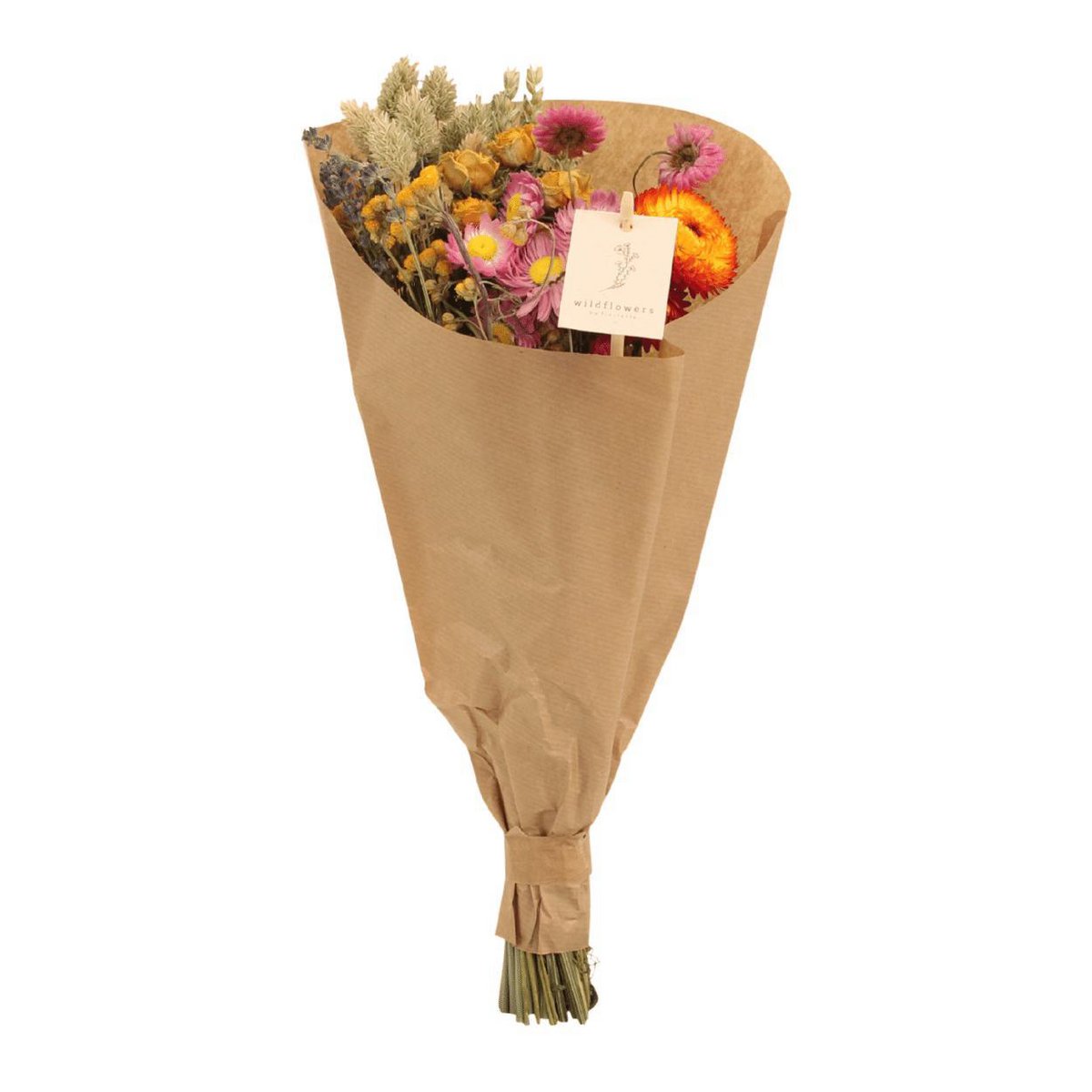 8xfield Bouquet Multi Droogboeket 50 cm Met Diverse Kleuren