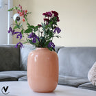 Vaas Artic M pastel peach Ø25 x H35 cm glas