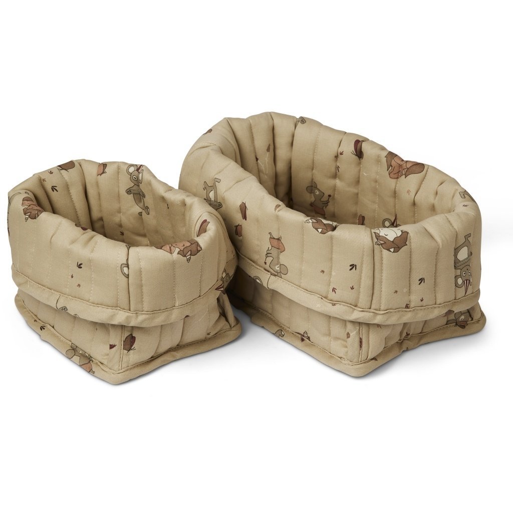 Lumi Quilted Basket Set - Unicorn