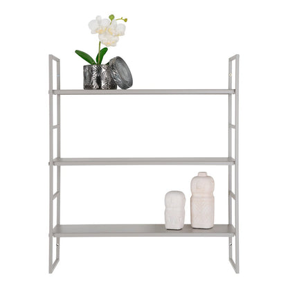 Beja Planken - Cool Grey, Staal, 48x17x55 cm