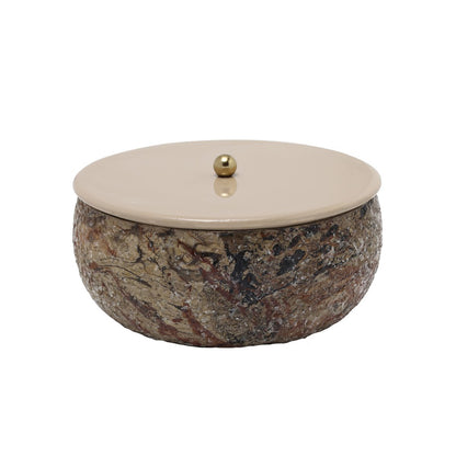 Opbergdoos mozaïek marmer 17 cm
