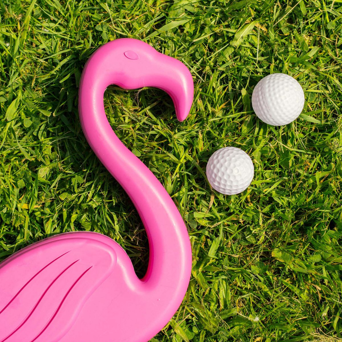 Golfset "Flamingolf".