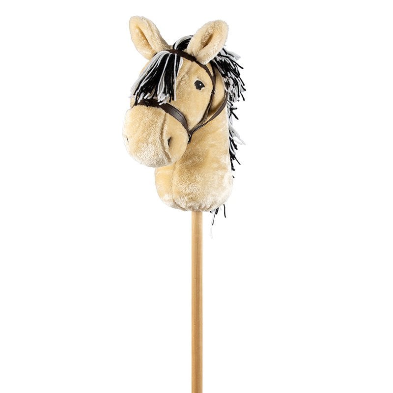 Stokpaard 68 cm blond