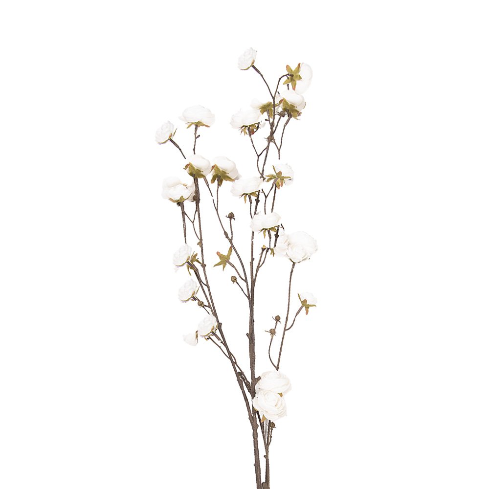 Kunstbloem 115 cm Wit Kunststof