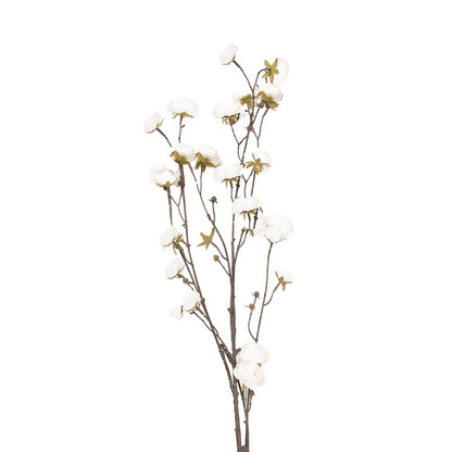 Kunstbloem 115 cm Wit Kunststof