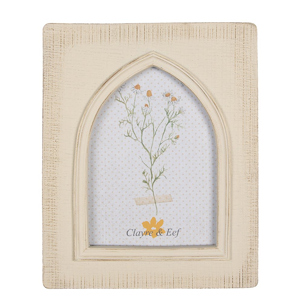 Fotolijst 13x18 cm beige polyresin