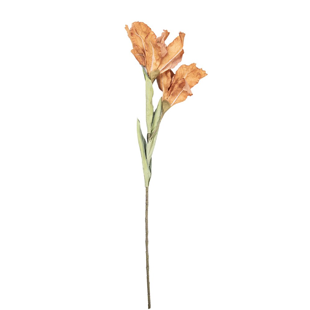 Kunstbloem 85 cm bruin geel kunststof