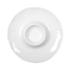 Aperitiefschaal 35x35x3 cm melamine wit
