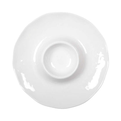 Aperitiefschaal 35x35x3 cm melamine wit