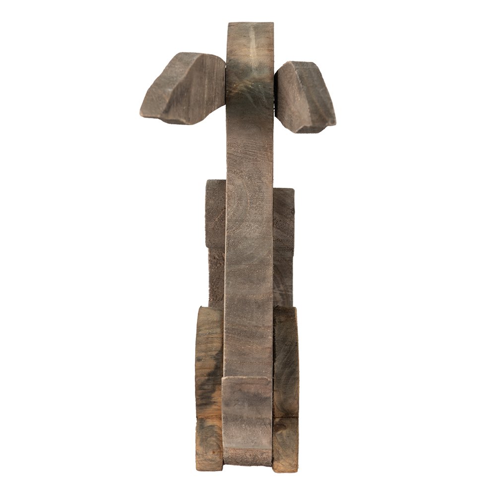 Figure Rabbit 28x11x33 cm Brown Wood Home Accessories
