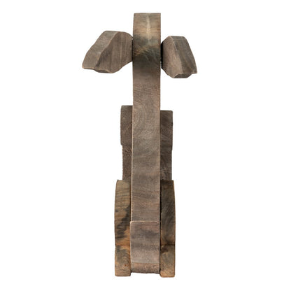 Figure Rabbit 28x11x33 cm Brown Wood Home Accessories