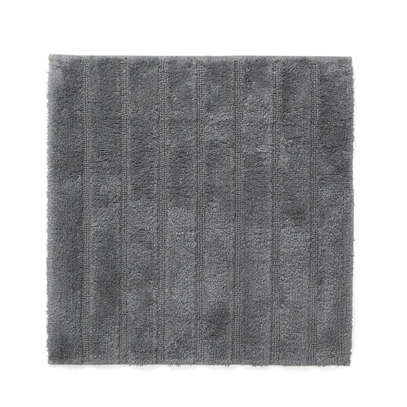 Badmat 60x60 cm katoen grijs