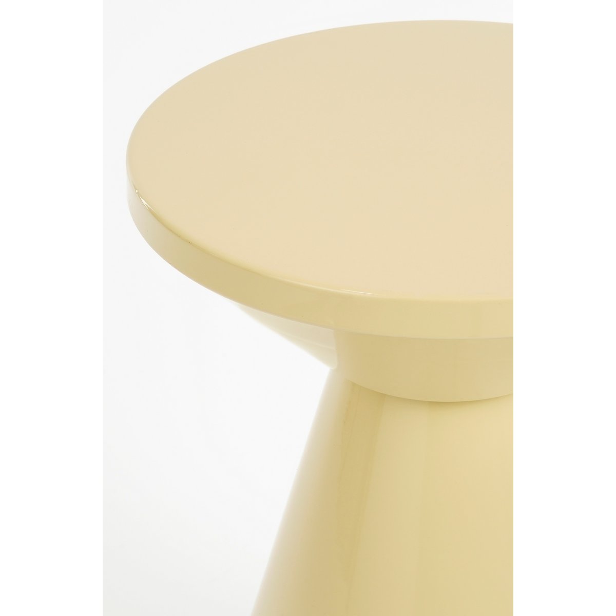 Bijzettafel 45x30.5 cm ijzer beige