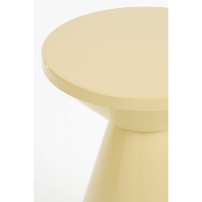 Bijzettafel 45x30.5 cm ijzer beige