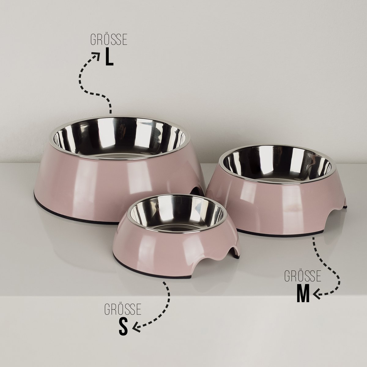 NE & NO® FUTernacf - 2 Set - for dogs and cats - Rose [Size S / M / L]