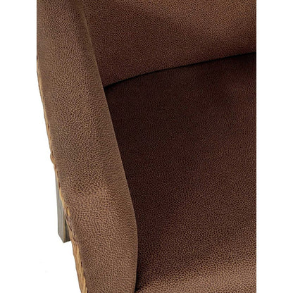 Rattan Stoel Eetkamerstoel Armlehner Fauteuil Bilbao Bruin