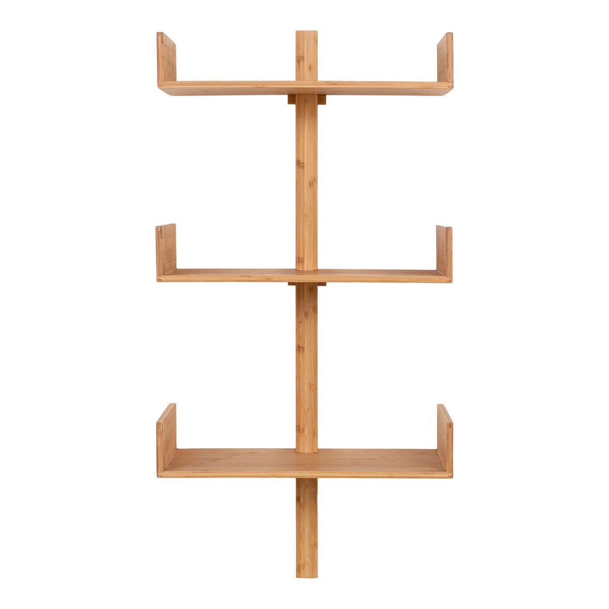 Villa Shelf Wall Shelf Bamboo Natural Color 50x102 Cm