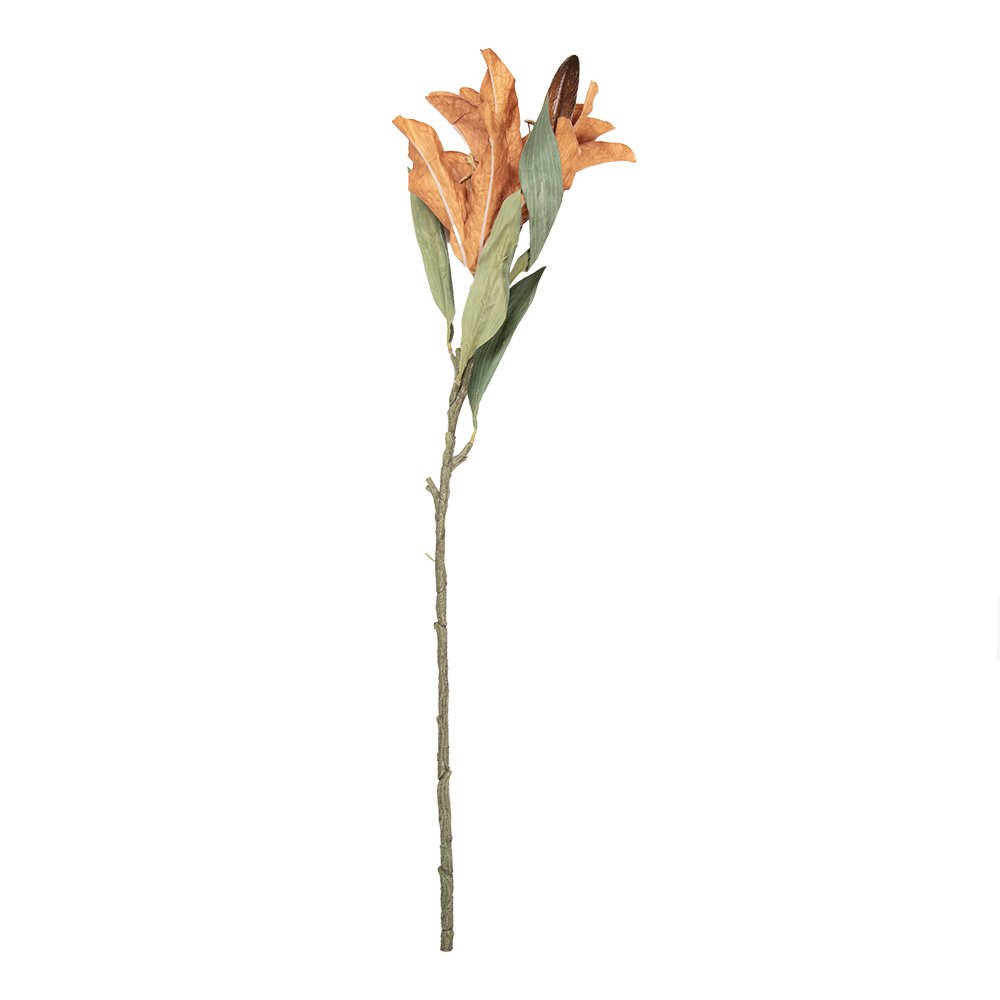 Kunstbloem 88 cm geel kunststof