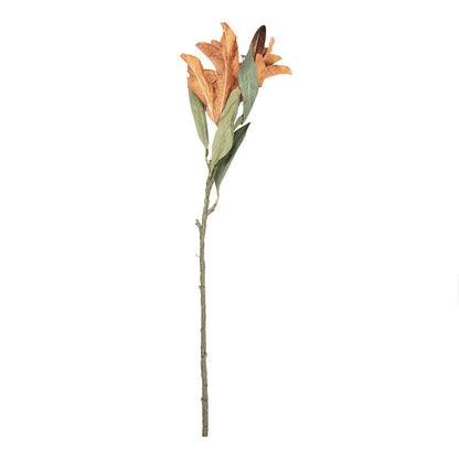 Kunstbloem 88 cm geel kunststof