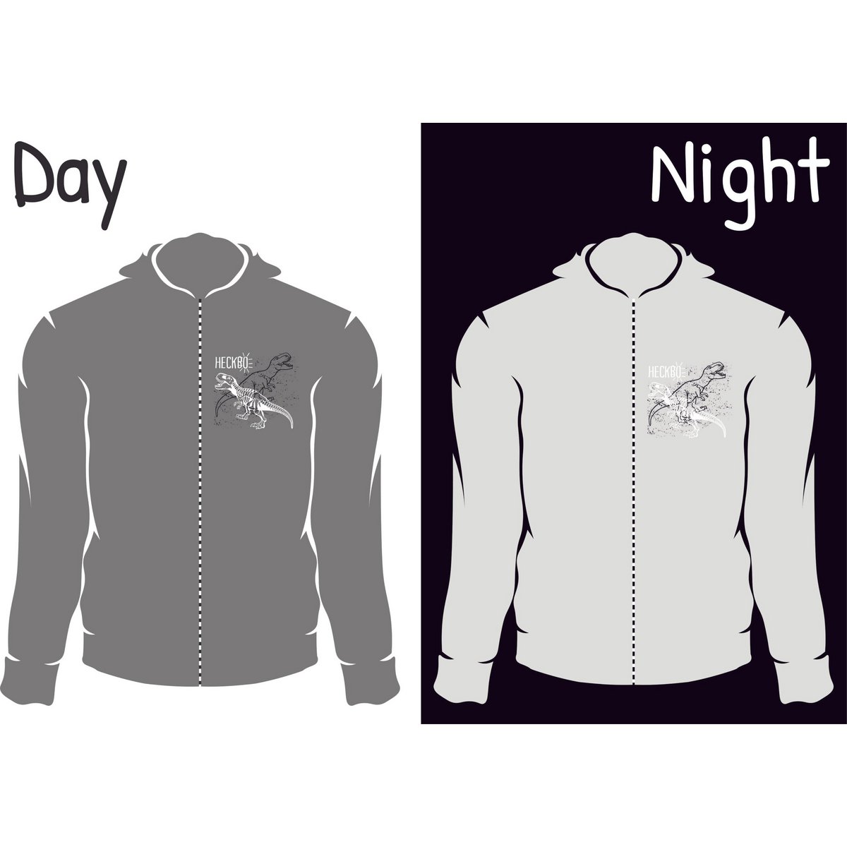 Kinder Reflector Regenjas Dinosaurussen Met Dinosaurusprint