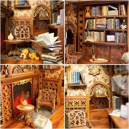 3D Booknook Eternal Bookstore 11x18x23 cm