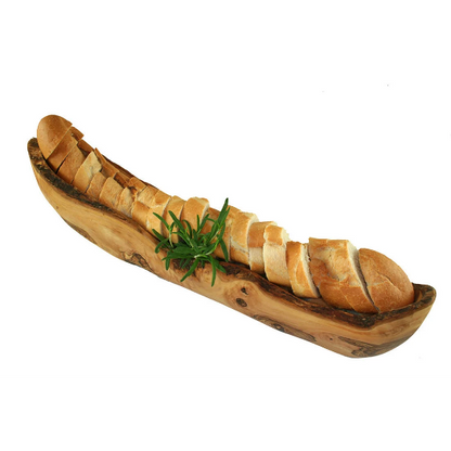 Broodschaal olijfhout 40-45 cm