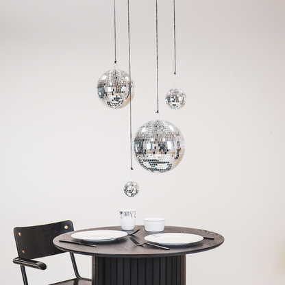 Christmas Decoration - Christmas Ornament - Disco Ball - Foam - Silver - 20x20x20cm