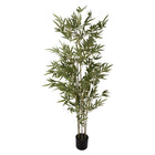 Kunstplant bamboe 160 cm groen kunststof