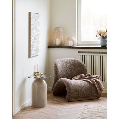 Stoense Lantaarn, metaal, beige, ø24,5x40 cm
