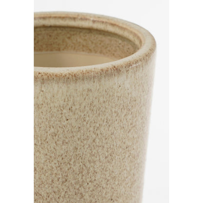 Vaas keramiek 42x28 cm crème
