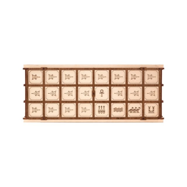 Bordspel Senet en Ur 34,5x14x6,1 cm berkenmultiplex