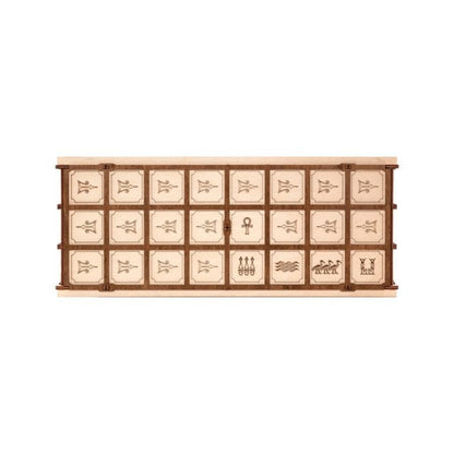 Bordspel Senet en Ur 34,5x14x6,1 cm berkenmultiplex