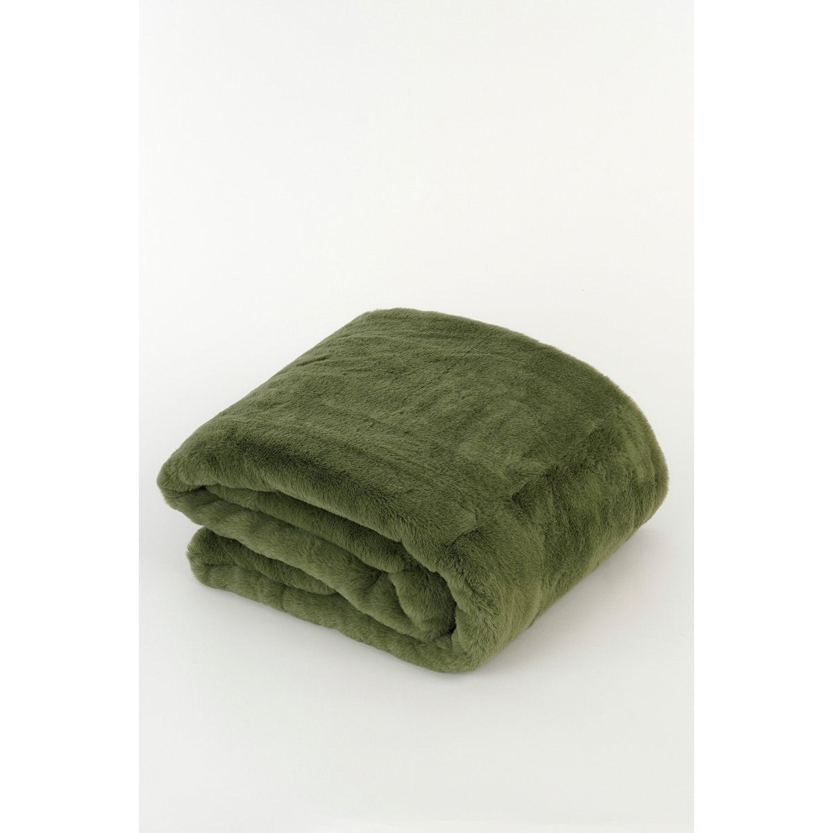 Fleece plaid 200x150 cm donkergroen