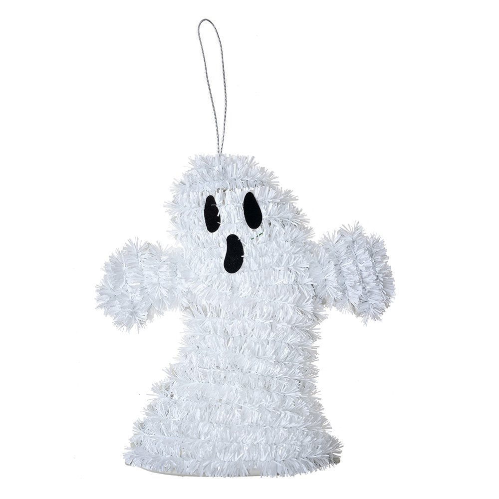 Decoratie hanger Spook 15x3x16 cm wit kunststof