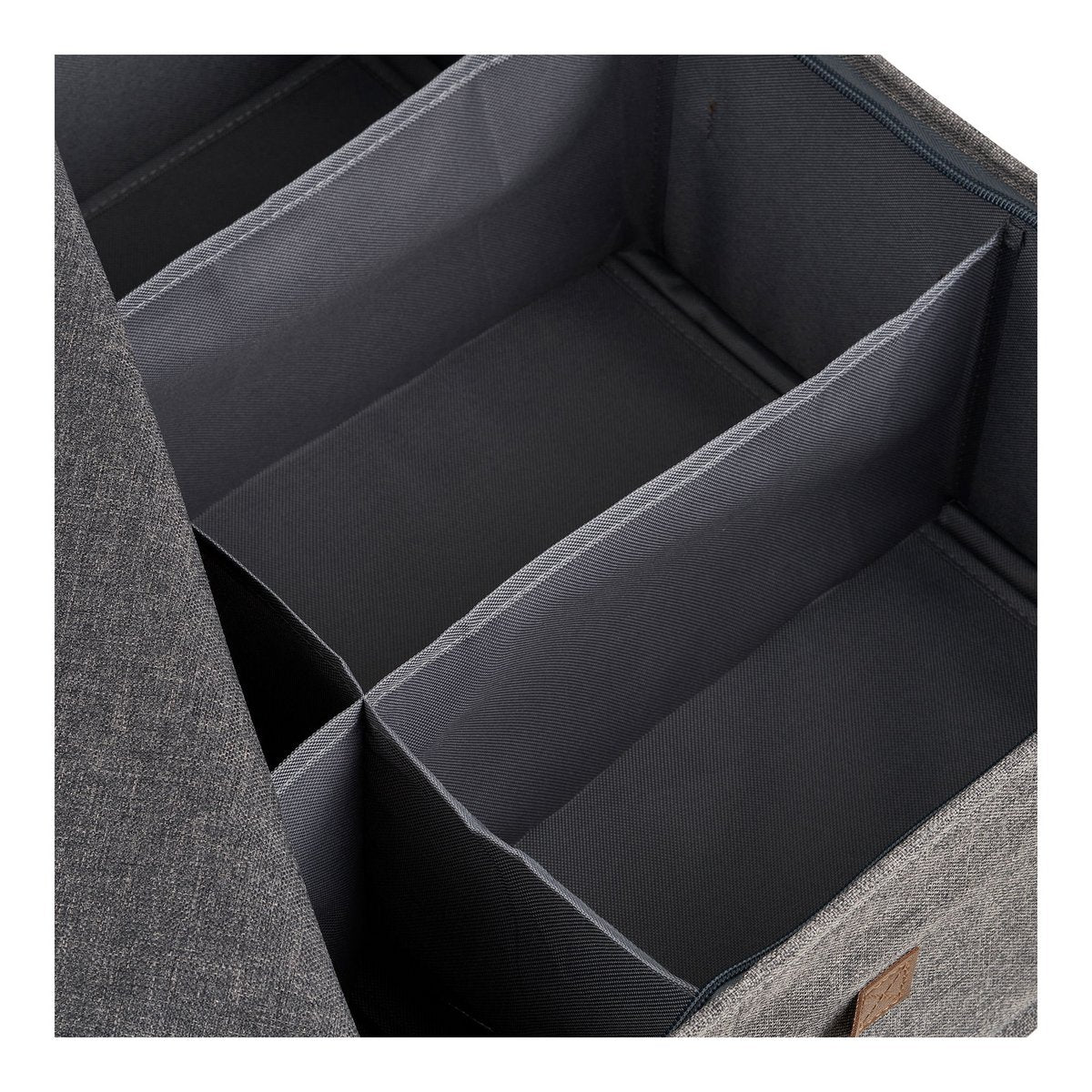 Organizer textiel donkergrijs 56x47x18 cm