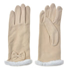 Gloves 9x23x1 cm beige