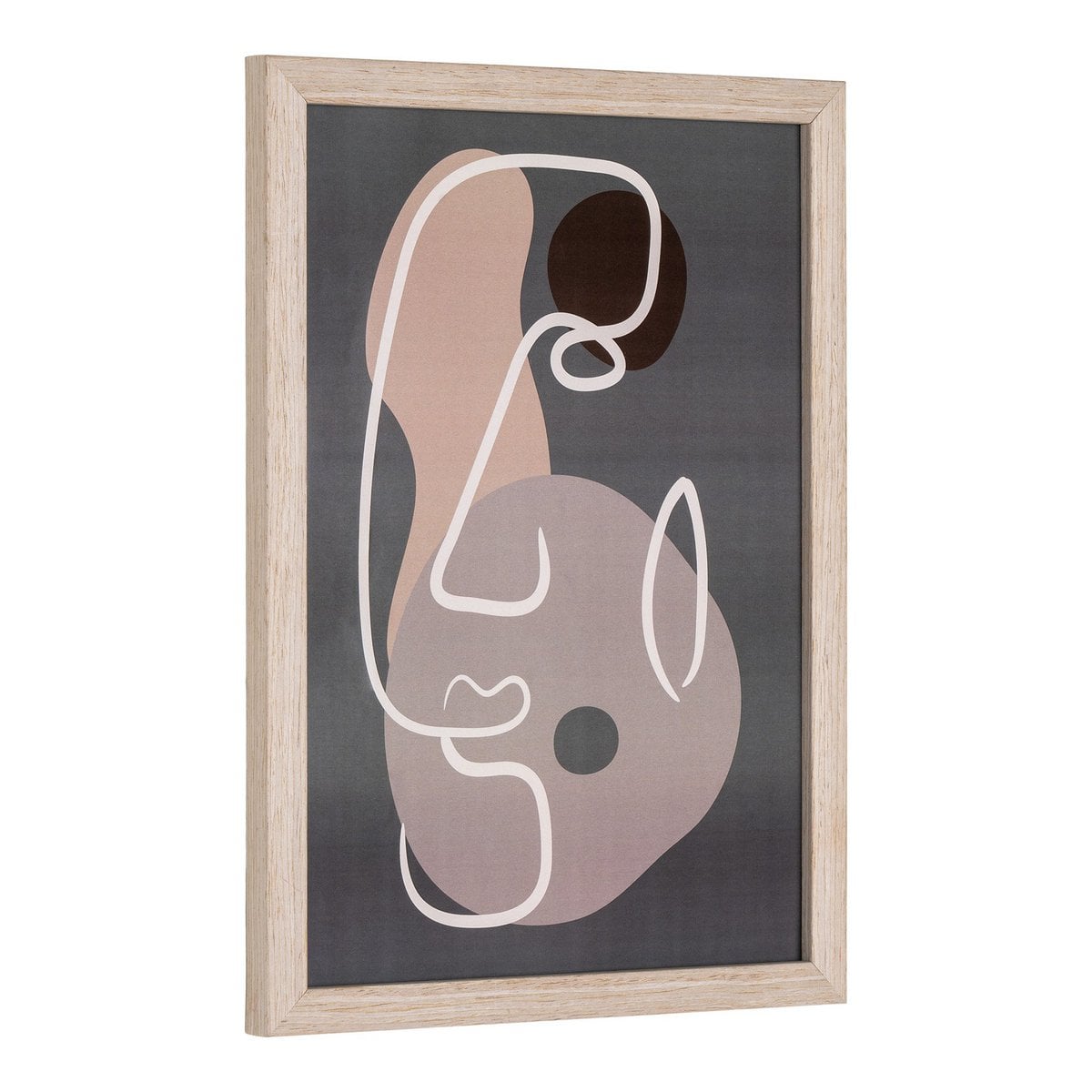 Frameset 3 stuks 21x30 cm naturel MDF glas