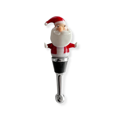 Flesdop Kerstman 11 cm Muranoglas