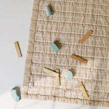 Babydeken 100x140 cm katoen omkeerbaar beige